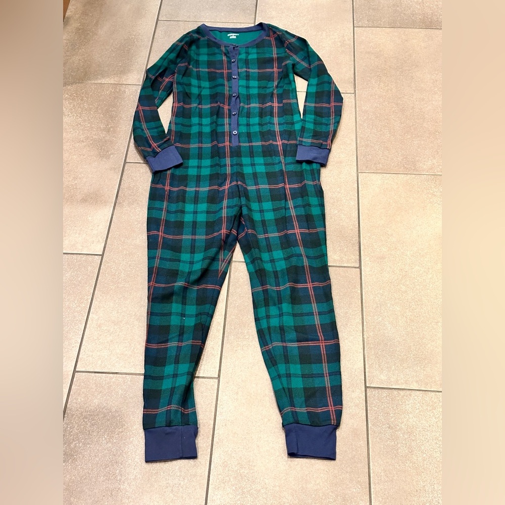 2/$10 or 3/$12 ❤️ Plaid One Piece Pajama Old Navy Matching Family Jammies